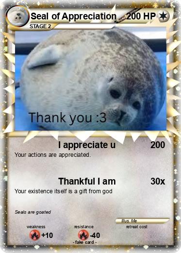 Pokemon Seal of Appreciation