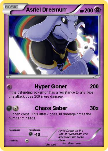 Pokemon Asriel Dreemurr