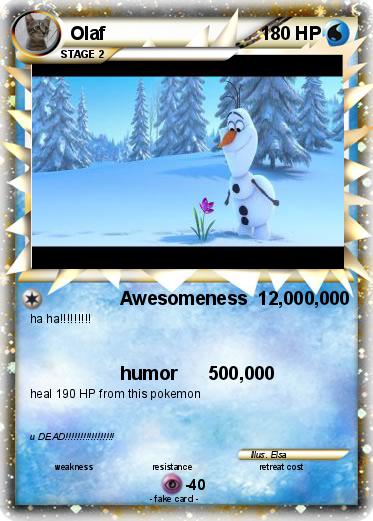 Pokemon Olaf
