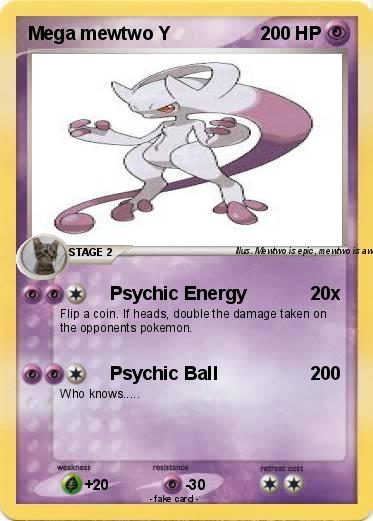 Pokemon Mega mewtwo Y