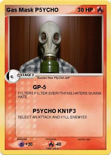 Pokemon Gas Mask P5YCHO