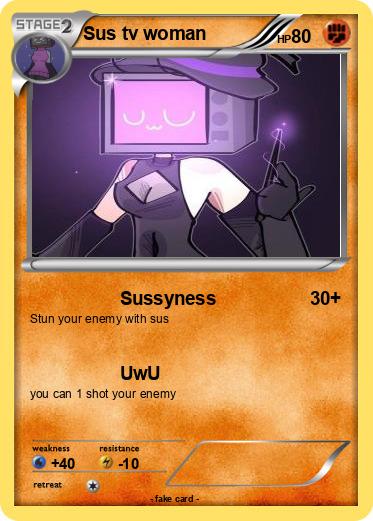 Pokemon Sus tv woman