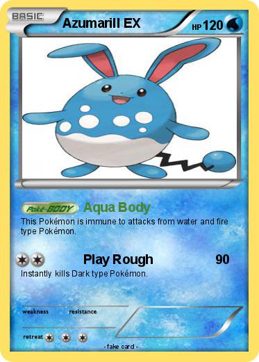 Pokemon Azumarill EX