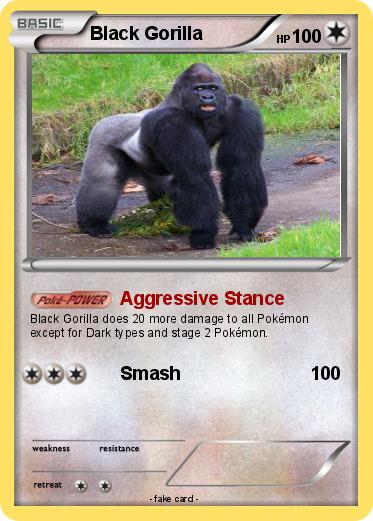 Pokemon Black Gorilla