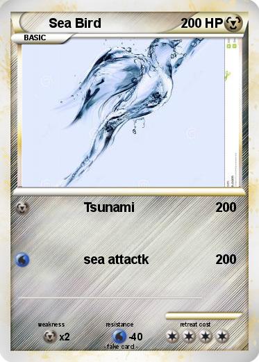 Pokemon Sea Bird