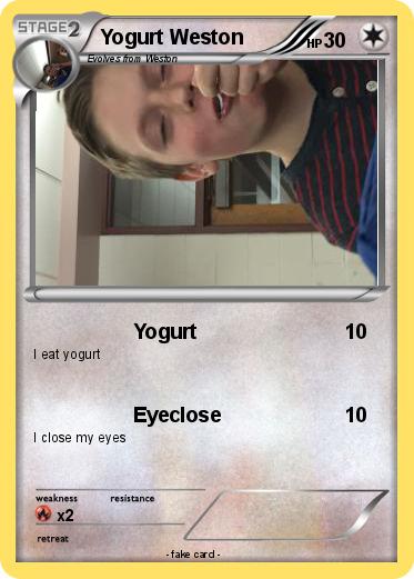 Pokemon Yogurt Weston