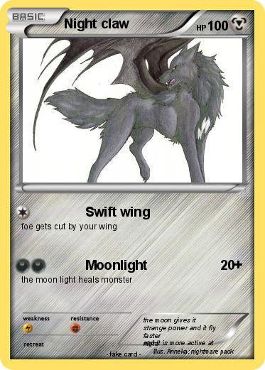 Pokemon Night claw