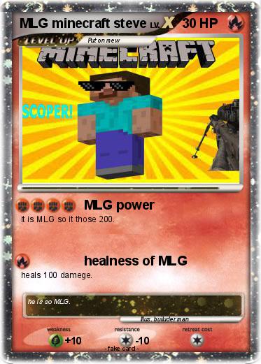 Pokemon MLG minecraft steve