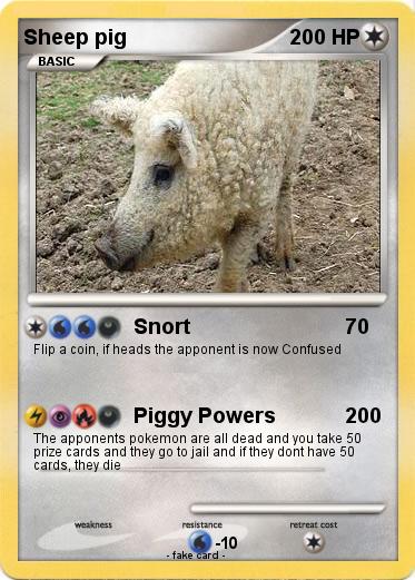 Pokemon Sheep pig