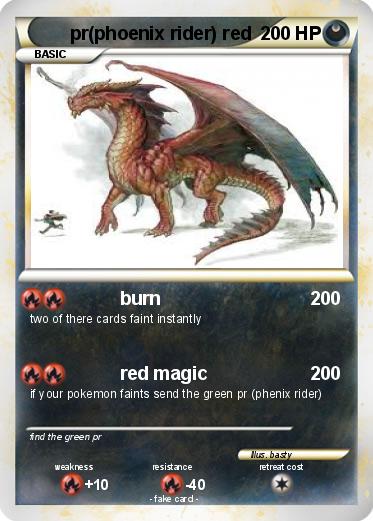 Pokemon pr(phoenix rider) red