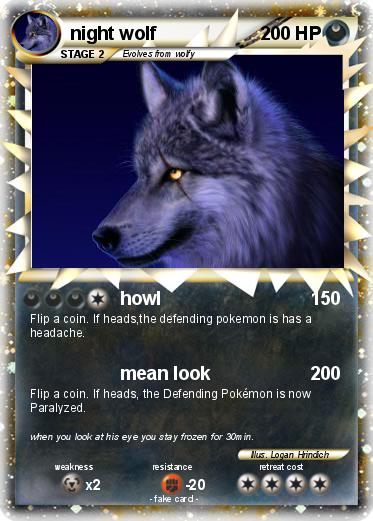 Pokemon night wolf