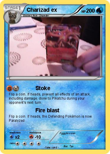 Pokemon Charizad ex