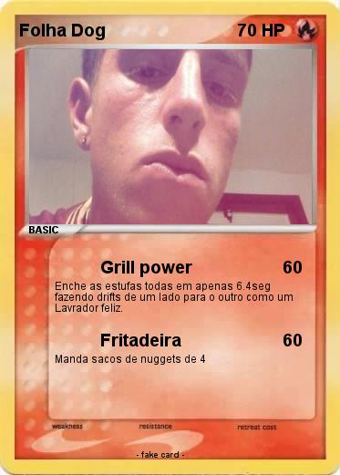 Pokemon Folha Dog