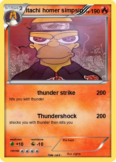 Pokemon itachi homer simpsin