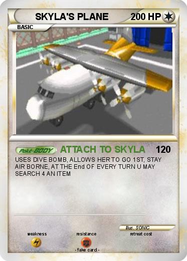 Pokemon SKYLA'S PLANE