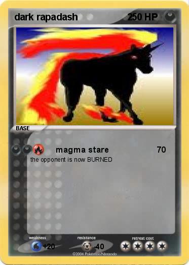 Pokemon dark rapadash                   2