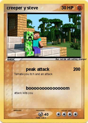 Pokemon creeper y steve