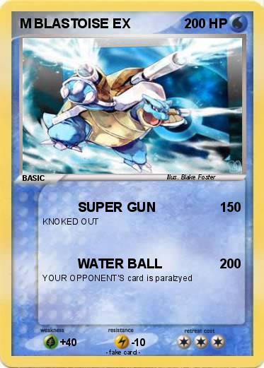 Pokemon M BLASTOISE EX