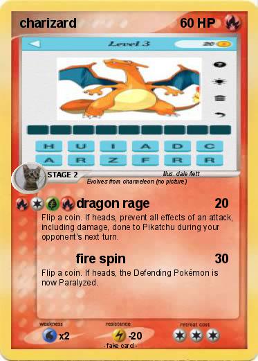 Pokemon charizard