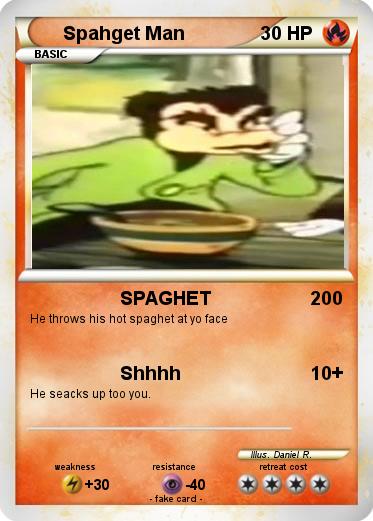 Pokemon Spahget Man