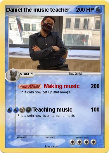 Pokemon Daniel the music teacher