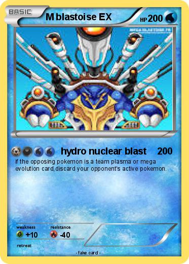 Pokemon M blastoise EX