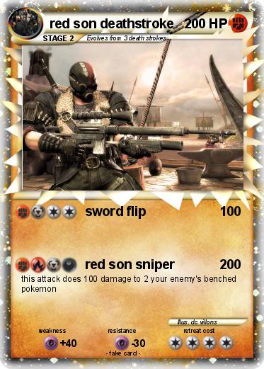 Pokemon red son deathstroke