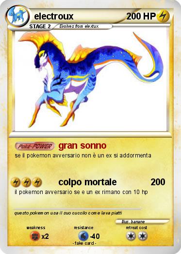 Pokemon electroux