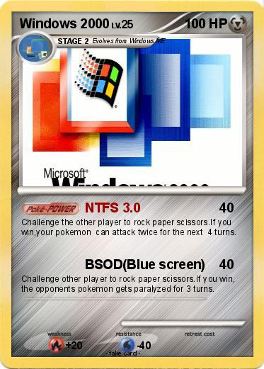 Pokemon Windows 2000