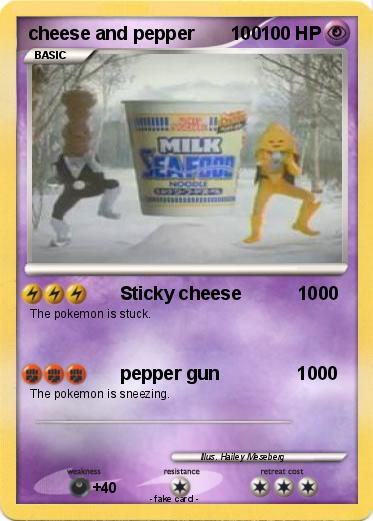 Pokemon cheese and pepper       100