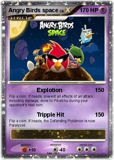 Pokemon Angry Birds space