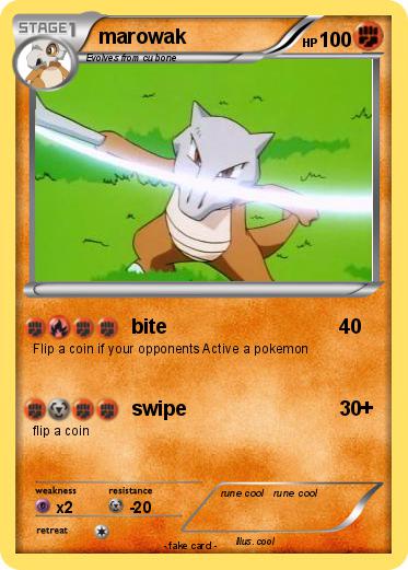 Pokemon marowak