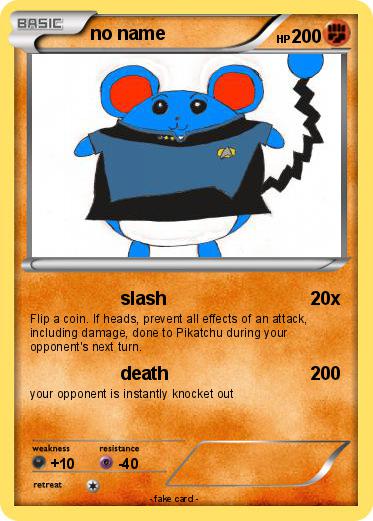Pokemon no name