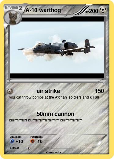 Pokemon A-10 warthog