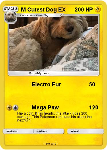 Pokemon M Cutest Dog EX