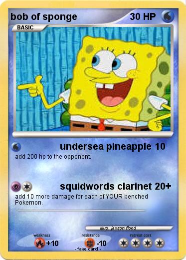 Pokemon bob of sponge