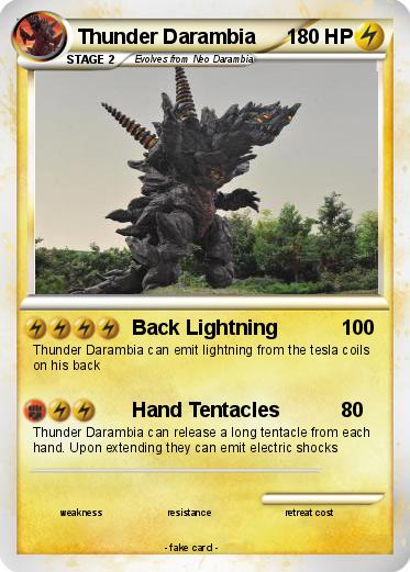 Pokemon Thunder Darambia