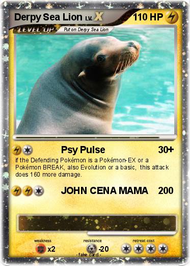Pokemon Derpy Sea Lion