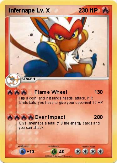Pokemon Infernape Lv. X                  2