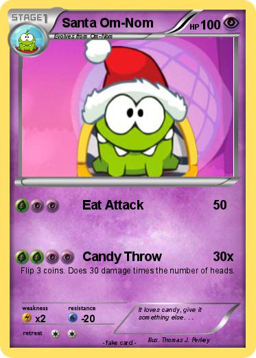 Pokemon Santa Om-Nom