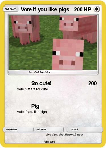 Pokemon Vote if you like pigs