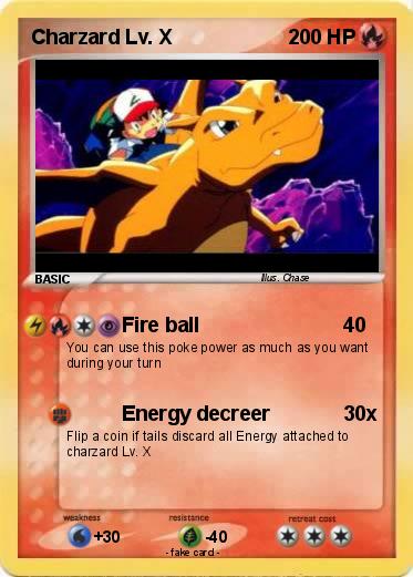 Pokemon Charzard Lv. X