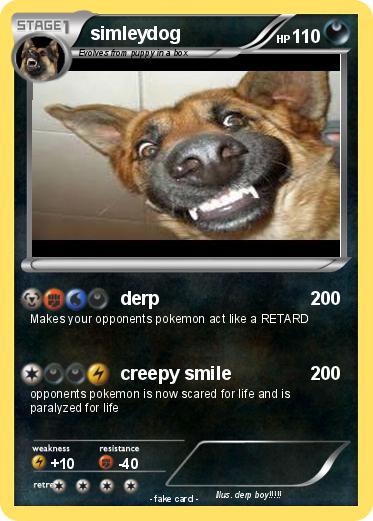 Pokemon simleydog