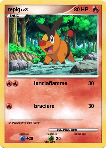 Pokemon tepig