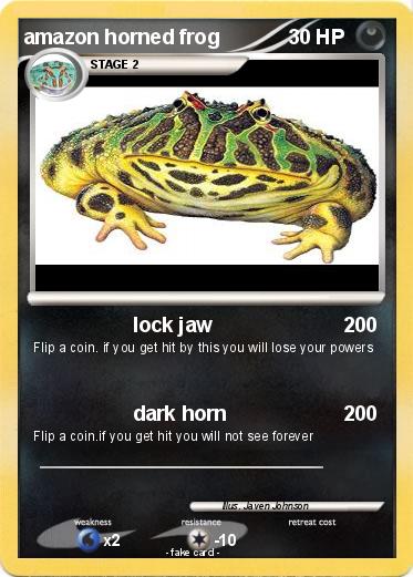Pokemon amazon horned frog