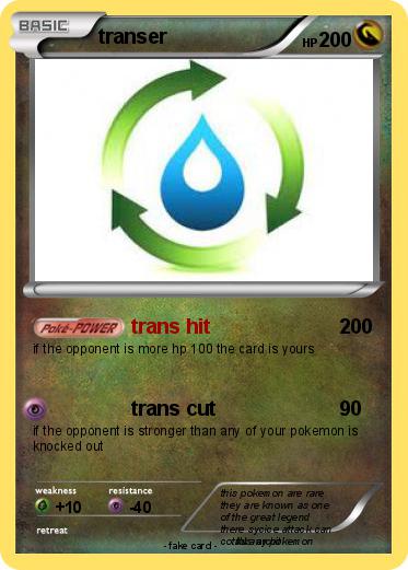 Pokemon transer