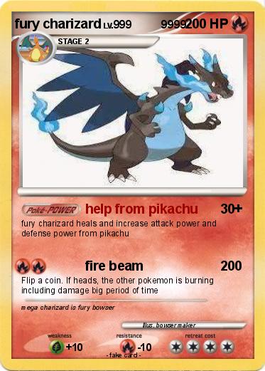 Pokemon fury charizard