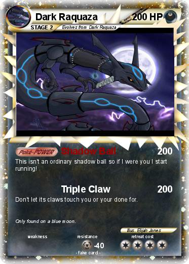 Pokemon Dark Raquaza
