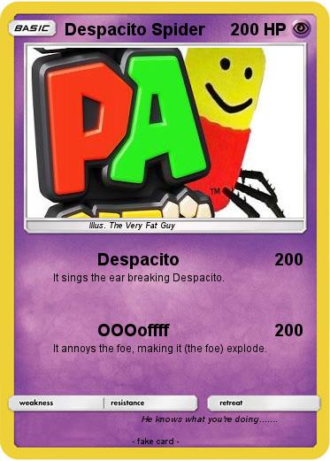 Pokemon Despacito Spider