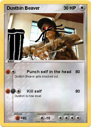 Pokemon Dustbin Beaver